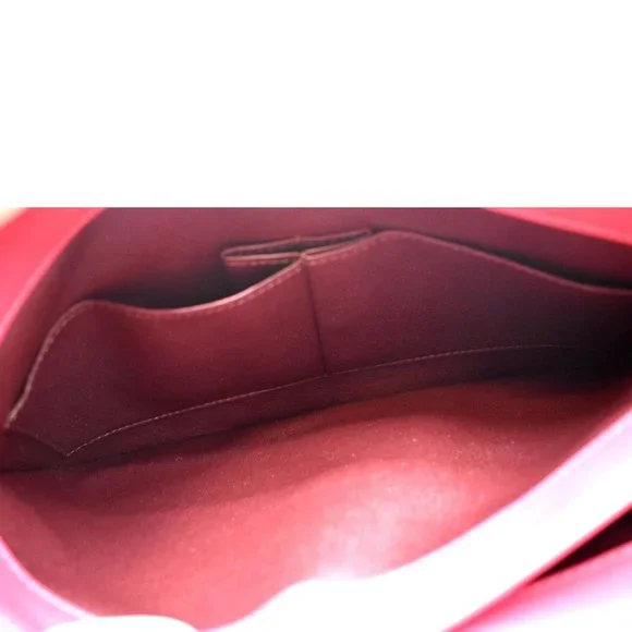 CHANEL  Trendy CC Top Handle Flap Quilted Leather Shoulder Bag Red - Picture 12 of 13